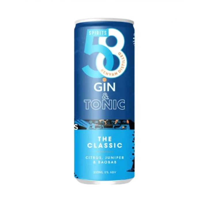 KO Gin & Tonic Can 330ml | Booze Byte